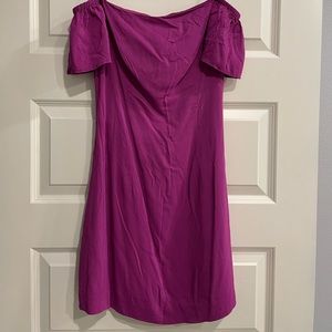 Bebe off the shoulder dress